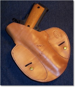 Rear View of the Cumberland (Versa Clip II) holster
