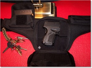 XDs45 with the Ka-Bar TDI Law Enforcement Fanny Pack