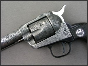 Ruger Single-Six (Engraving by http://www.reigelgunengraving.com/Ruger_Single_Six.html)