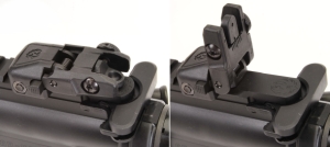 Quick-Deploy Rear Sight - Adjustable for Windage - Standard Feature