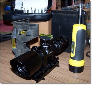 Leveling a Scope With a Sight Riser and a Flat Surface