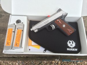 Two 7-Round Flush-Fit Magazines Are Provided With the Ruger SR1911CMD-A