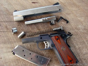 The Ruger SR1911CMD-A Breaks Down Like Any "Standard" 1911-based Pistol