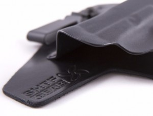 Note Flared Entry Point on SHTF Gear Holsters and "Combat Cut" Sweat Shield