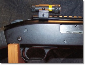 Top-Mounted Shotgun Laser Sight Example