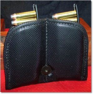 The FrankenMora Double-magazine Pouch With Two Fully-Loaded Revolver Ammunition Strips
