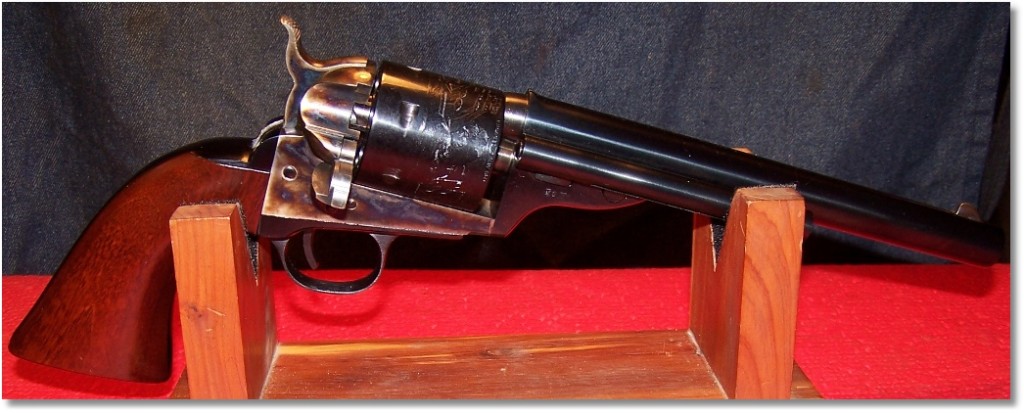 Uberti 1872 Army Open-Top Revolver - Blued and Color Case- Hardened Steel