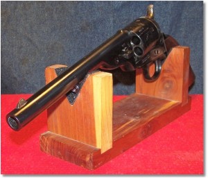 1872 Uberti Army Open-Top Revolver - Note Blade Front Sight and Notch Rear Sight on Barrel
