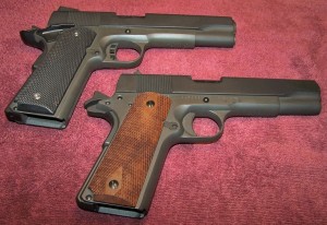 Rock Island 1911 FS Tactical (Top) and 1911 FS G.I. (Bottom).  Both are Excellent Performers for a Very Reasonable Price
