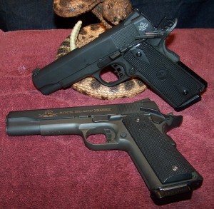 The RIA 1911 MS Standard With His Big Brother the RIA 1911 FS Tactical