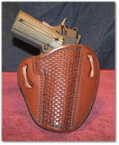Looking Comfy in a Leather Creek OWB Holster