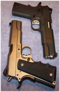 Springfield 1911 Loaded (Top) and Ruger SR1911 (Bottom)