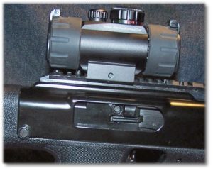 UTG Red/Green Dot Sight Replaces the Rear Sight