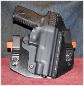 The Springfield XDM 5.25 in one of my favorite holsters - The Black Arch ACE-1 GEN2 - A full Coverage Holster - Note my added front cant