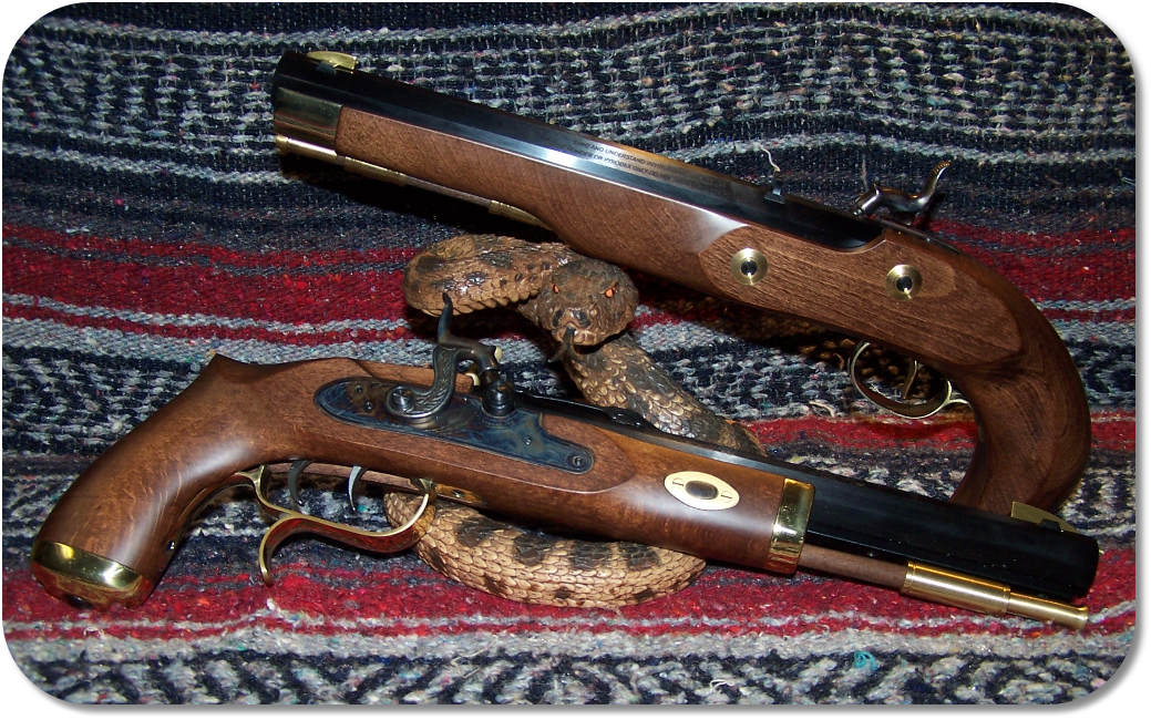 Pedersoli™ Bounty Hunter Pistol - Flintlock .45 Caliber